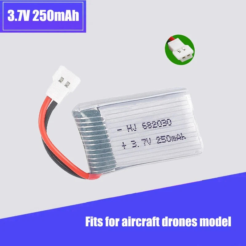 3.7V Li-Po battery 682030 20C 250mAh XH2.54 Plug for Remote Control Helicopter Battery