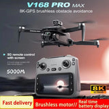 GPS quadcopter drone with 8K camera, plus gray remote controller with screen
