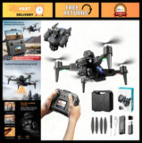 1080P HD Drone with Dual Camera, Altitude Hold, One-Key Takeoff, 2 Batteries, FP