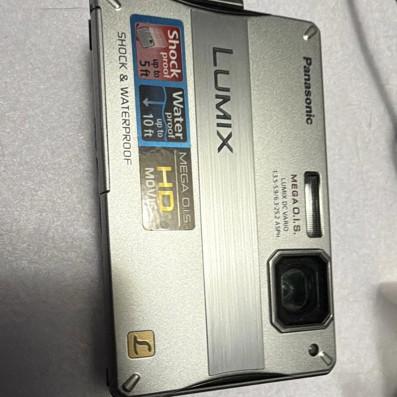 Panasonic Lumix TS10 Silver 14.1MP Camera Shockproof Waterproof HD 4x Zoom
