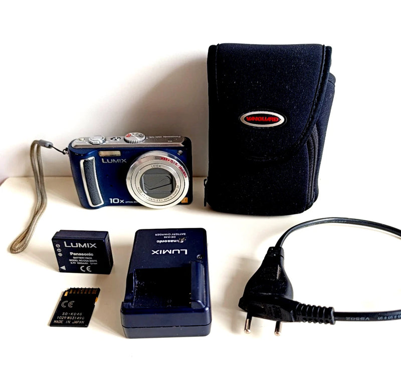 Functional And Clean Digital Camera Panasonic LUMIX DMC-TZ5 LEICA 9MP