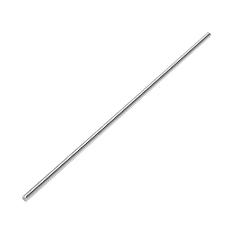 Dubro 3mm prop balancer shaft, silver metal rod for friction-fit prop mounting