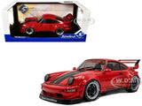 2024 RWB BODYKIT "TAIKANO KAISHIN" RED 1/18 DIECAST MODEL BY SOLIDO S1807514