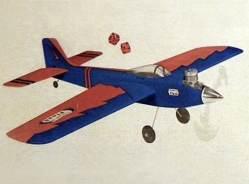 Ringmaster Junior Flash Sterling S-29 RC Airplane Control Line Short Kit + Plan