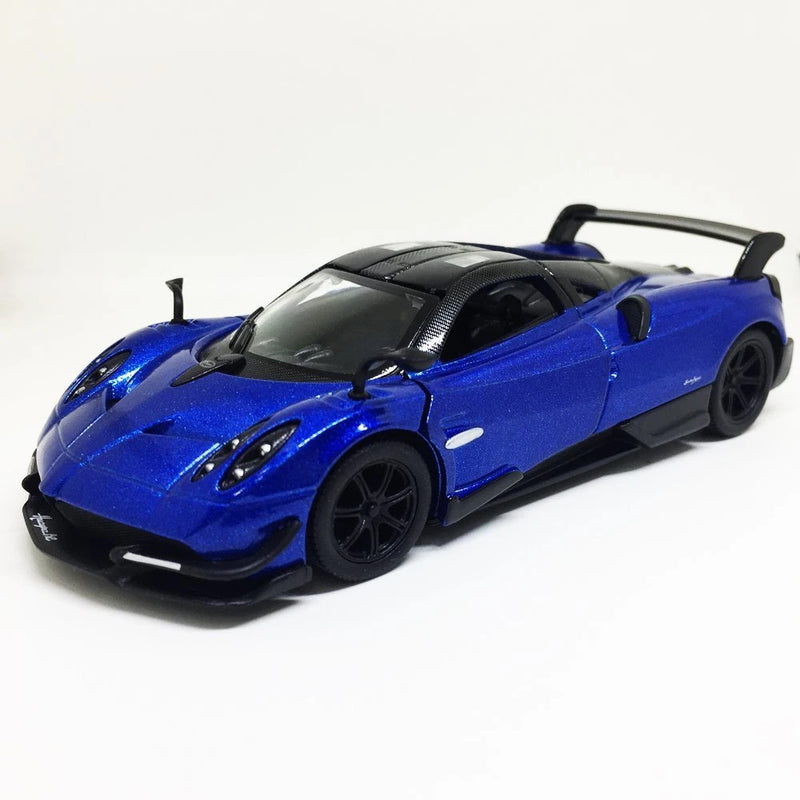 New Kinsmart 5" Pagani Huayra BC Diecast Model Toy Sports Super Car 1:38- Blue