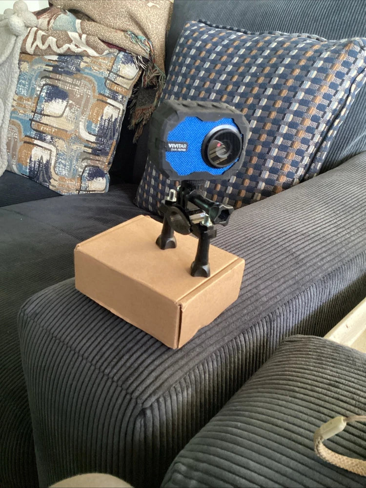 Vivitar DVR 757HD Go Cam. Blue Waterproof Dash Cam 2?? Screen, Open Box No Cords