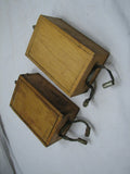 Pr Antique Model A/T Wood Box Ignition Coil Battery B-2056 Auto Selnoid Battery