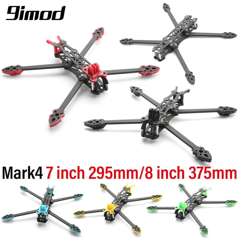 9IMOD Mark4 7" FPV Racing Drone 295mm Carbon Fiber Frame RC Quadcopter Parts