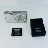 Panasonic Digital Camera Lumix FX Series DMC-FX66 Silver 14.1MP Compact Camera
