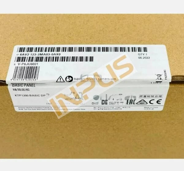 6AV2 123-2MA03-0AX0 1PCS New Siemens KTP1200 PLC MODULE Basic Panel Fast Ship