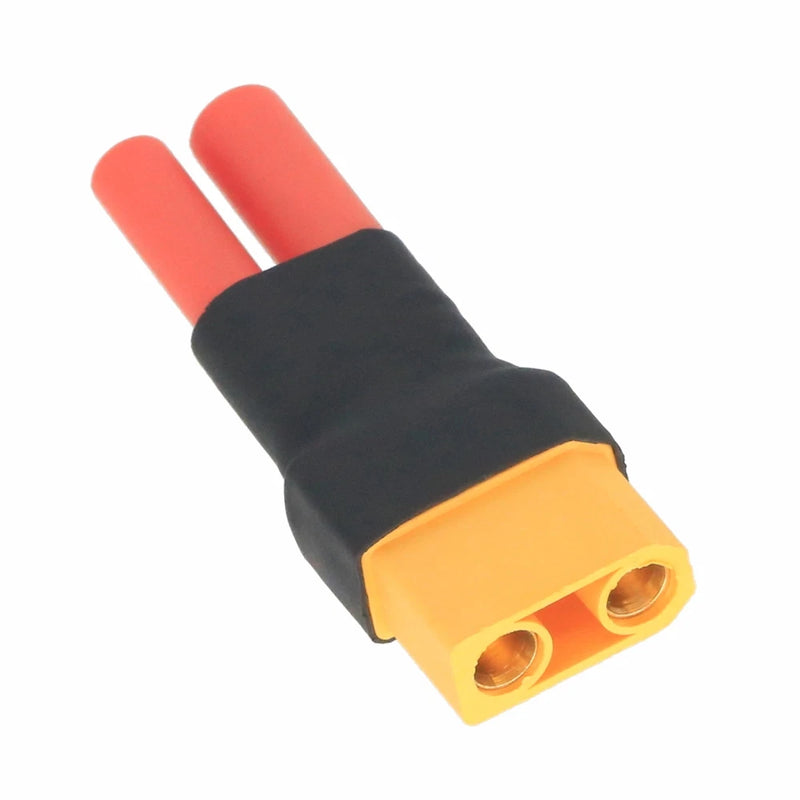 HXT 4mm Male Plug to XT90 Female Jack No Wires Adapter For RC Lipo Battery