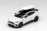 GCD 1/64 Scale Ford Mustang Mach-E SUV 2023 White Diecast Car Model Toy Collect