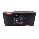 Campark ACT74 4K action camera box with front lens graphic