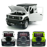 1/24 Suzuki Jimny Toy Car Model Diecast Toy Vehicle All Doors Open Light Sound Battery