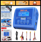 80W 6A Fast Balance LiPo Battery Charger for RC Cars, Boats & Drones Battery