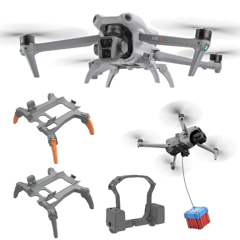 For DJI AIR 3 / 3S Drone RC Air Dropper Thrower Device System Load Landing Gear