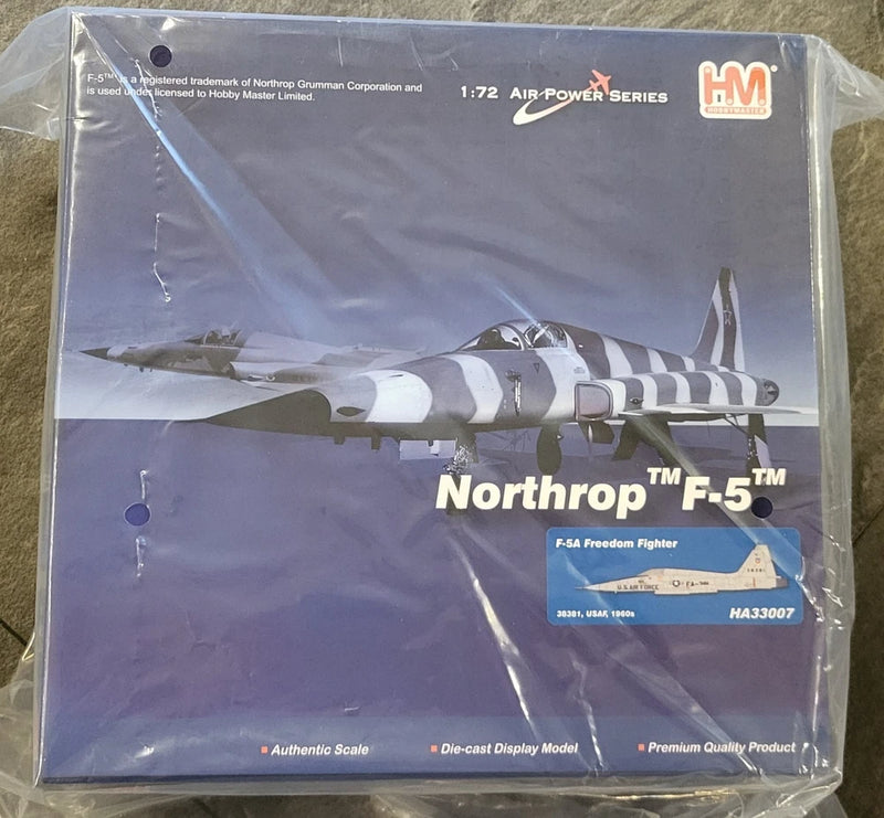 Northrop F-5 Freedom Fighter model kit box with aircraft profile artwork