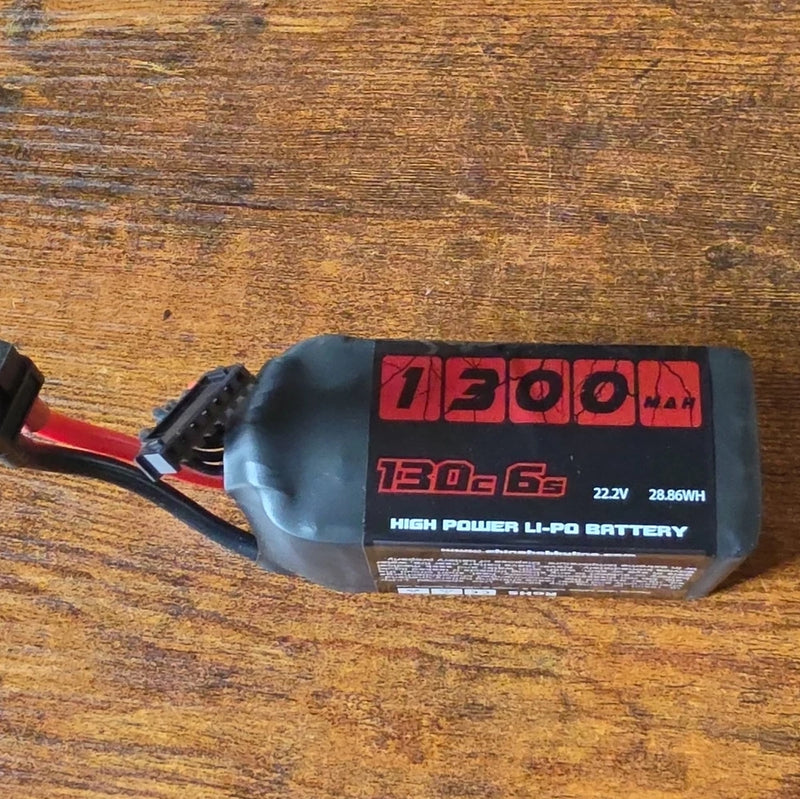 CNHL Black Series V2 1300mAh 6S 22.2V LiPo RC Battery Pack 1:8 Battery