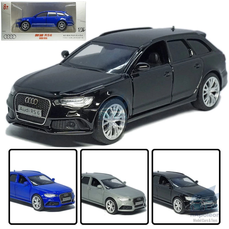 1:36 Audi RS6 Avant Hot Hatch Model Car Diecast Toy Vehicle Collection Kids Gift