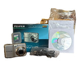 Fujifilm FinePix AV110 Silver Compact Digital Camera Great Condition