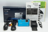 Panasonic LUMIX DMC-TS2 Compact Digital Camera 4.6x optical zoom Blue Japan