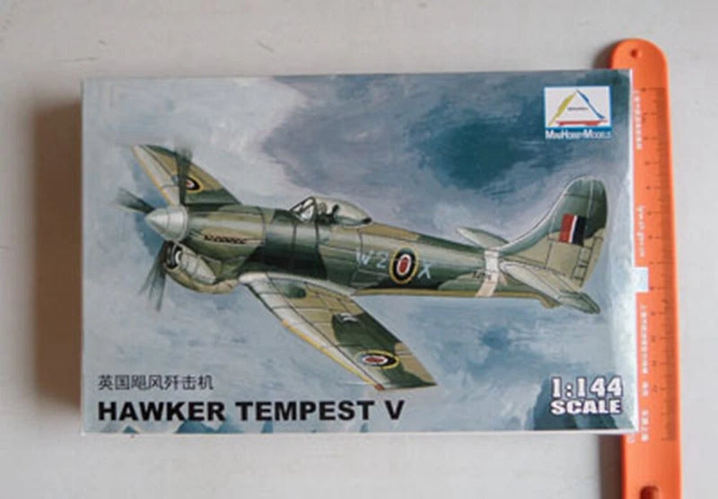 1/144 Plastic Model Kits UK HAWKER TEMPEST V 80405 Assembled Aircraft  AGES 14+