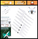 4 Pairs Self Tightening Drone Propellers (4CW+4CCW) for DJI Phantom 2/3, Low Noi