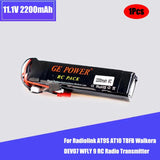 11.1V 2200mah 8C Li-po Battery for Radiolink AT9S AT10 T8FB Walkera DEVO7 WFLY 9