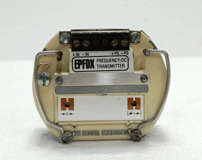 MOORE EPFDX L 4-20MA 12-42DC FREQUENCY TO DC TRANSMITTER SIGNAL CONVERTER USED