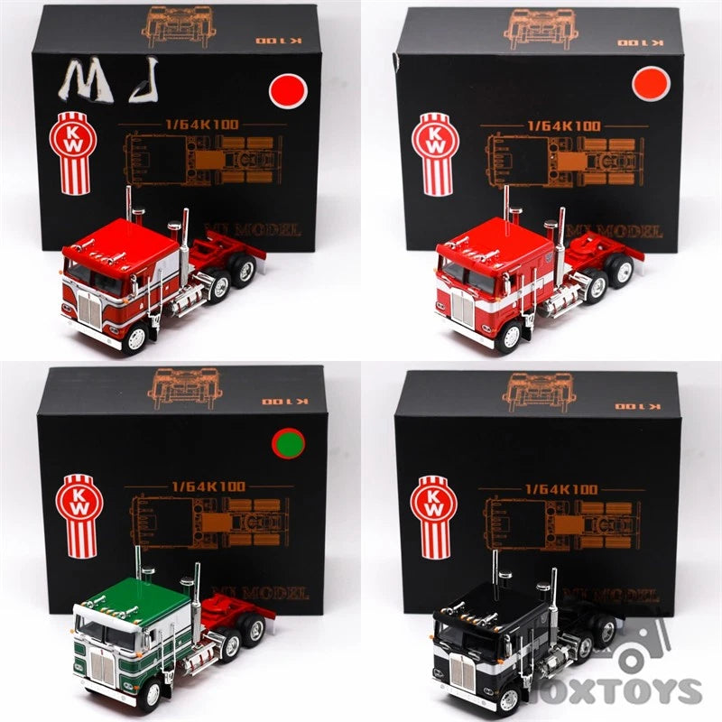 MJ Model 1:64 Kenworth K100 Diecast Model Car