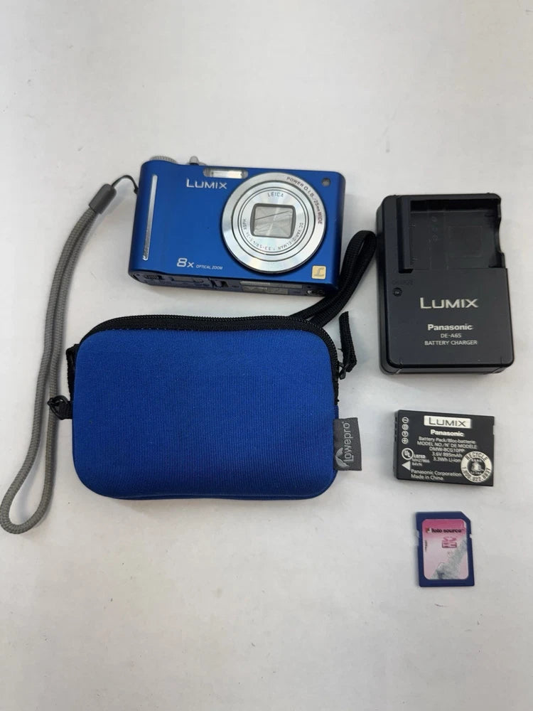 Panasonic LUMIX DMC-ZR1 12.1MP Digital Camera ¨C Blue Very Good Read Description