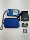 Panasonic LUMIX DMC-ZR1 12.1MP Digital Camera ¨C Blue Very Good Read Description