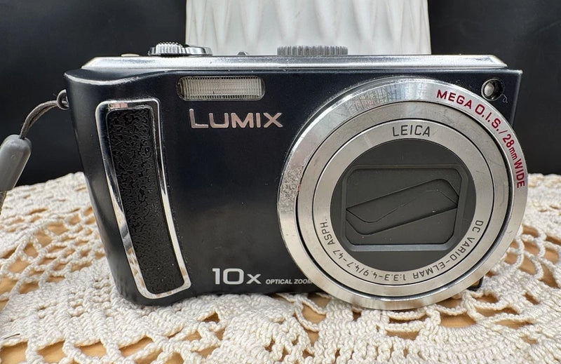 Panasonic LUMIX DMC-TZ5 Point And Shoot Digital Camera Black EUC. No Charger