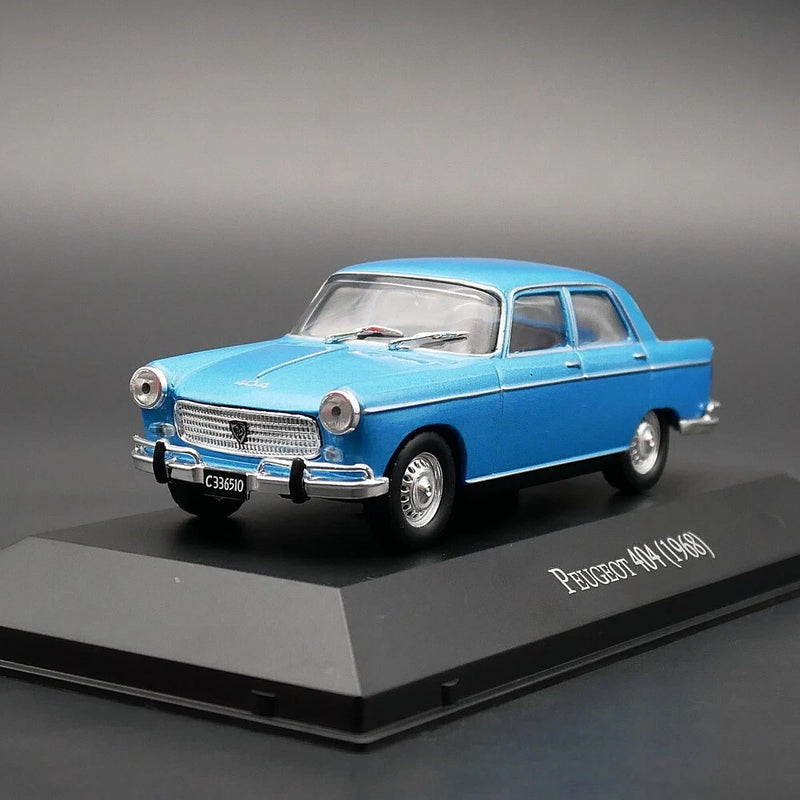 ixo 1:43 Peugeot 404 1968 Diecast Car Model Metal Toy Vehicle