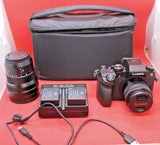 Panasonic Lumix DMC-G7 16MP Mirrorless Digital Cam & G Series LEICA 8-18mm Lens
