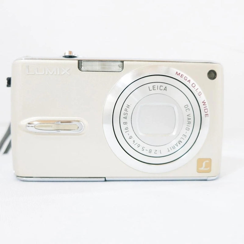 Excellent  Panasonic Lumix DMC-FX07  Gold compact camera tested & works