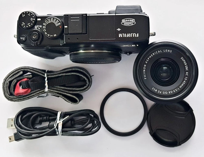 Fujifilm X Series X-E1 16.3MP Digital Camera w/ XC 15-45 len Black [Top Mint]
