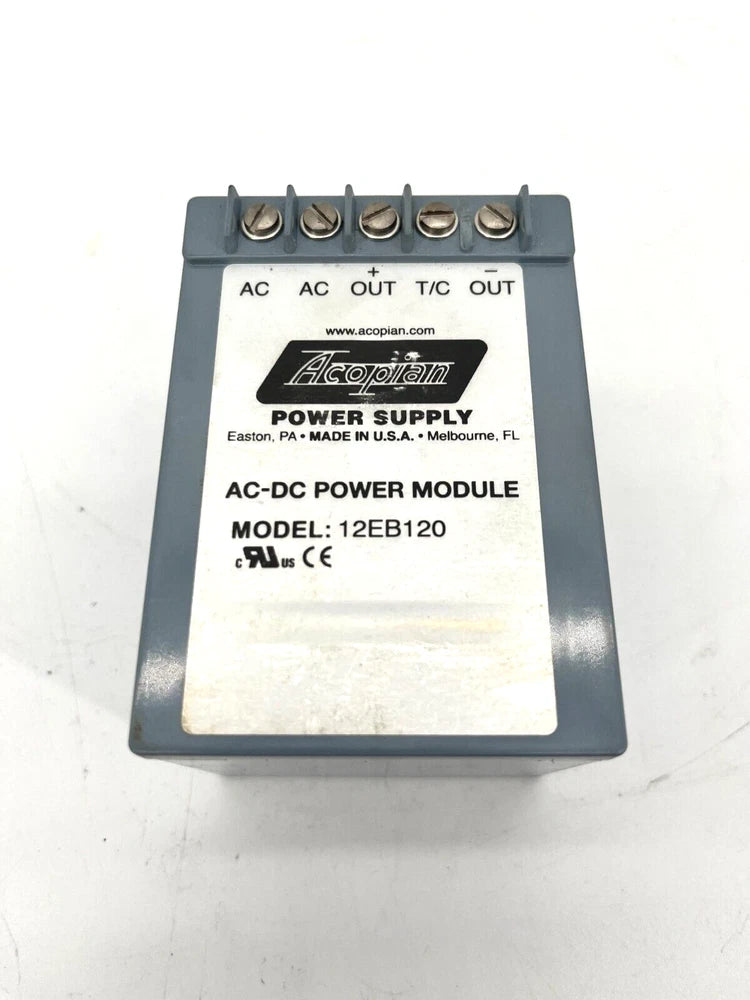 New Acopian 12EB120 AC-DC Power Supply Module 105-125V Input 12V Output