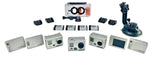 Vintage (2) GoPro HERO+ (1) HERO2 Bundle Tested w/ Rare 3D Housing + Accessories