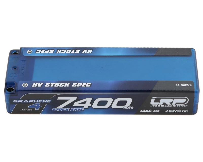 LRP 2S 135C Graphene-4 HV LiPo Battery (7.6V/7400mAh) [LRP431276] Battery