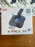 Attop X-PACK 20 mini foldable drone box with blue drone controller graphic