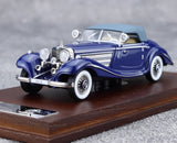 EY Liberty 1:64 Blue 500K Vintage Convertible Sports Model Diecast Display Car