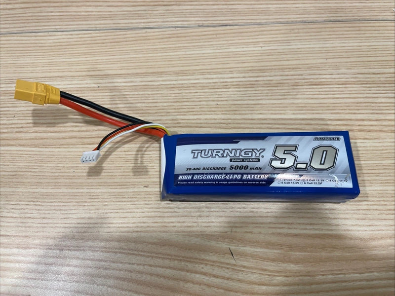 Turnigy 5.0 5000 mah 30c-40c Lipo Battery - 3 Cell 11.1v Battery