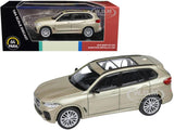 2018 BMW X5 G05 W/SUNROOF SUNSTONE GOLD 1/64 DIECAST MODEL CAR PARAGON PA-55187