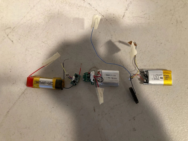 Original Lot of Lithium Ion Lipo Battery Camera, Helicopter