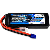 Black 3S LiPo battery pack with EC3 connector and red/black balance leads