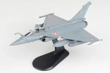 Gray 1/72 fighter jet model on black display stand, detailed wings and tail