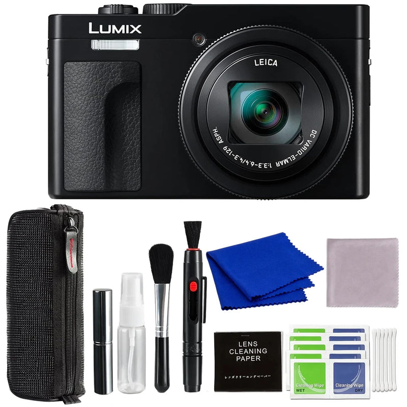Panasonic Lumix ZS99 Point and Shoot Camera (Black) w/ Advanced Accessories