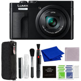 Panasonic Lumix ZS99 Point and Shoot Camera (Black) w/ Advanced Accessories