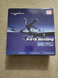 Hobbymaster 1/48 P-51B Mustang model kit box with aircraft artwork and HM logo